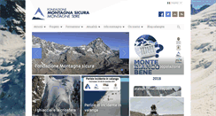 Desktop Screenshot of fondazionemontagnasicura.org